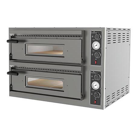 Forno de pizza elétrico, 2 câmaras 700x700x150 mm Magnus B44 Assistência Técnica
