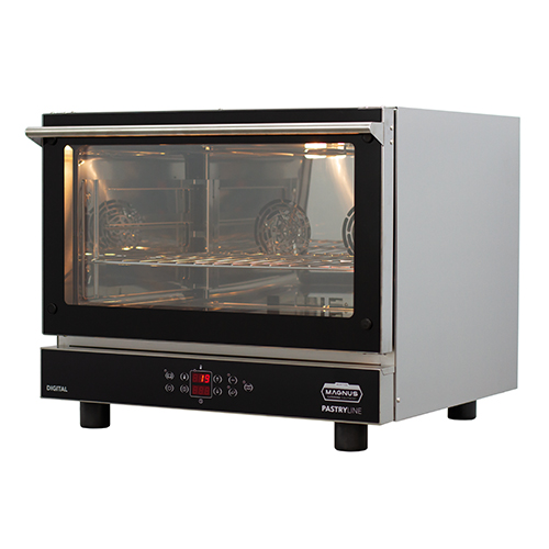 Forno convetor elétrico programável para pastelaria com humidificação e grill , 4x 600x400 mm Magnus PS 464 HI-TECH Assistência Técnica