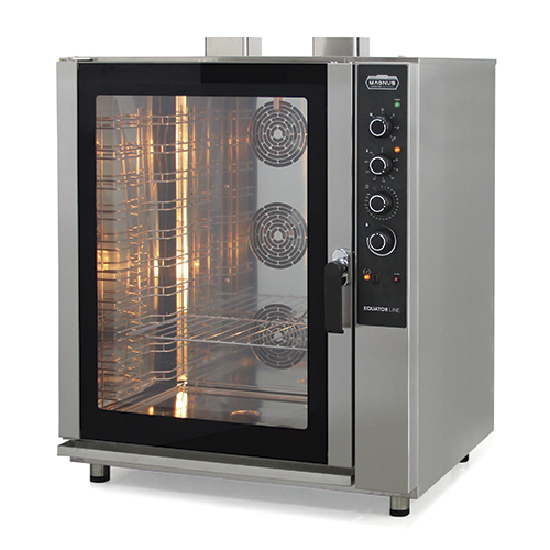 Forno convetor misto a gás, 10xGN1/1 e 60x40 Magnus MEQ 10 G Assistência Técnica