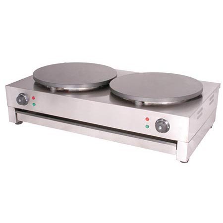 Máquina de crepes elétrica, 2x Ø 400 mm Nts Japan ET-BJ-2 Assistência Técnica