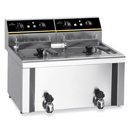 Fritadeira elétrica 12+12 l, bancada FE 2x12 T Magnus