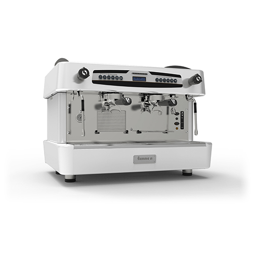 Máquina de café espresso automática, 2 grupos Fiamma Quadrant 2 DSP TC Assistência Técnica