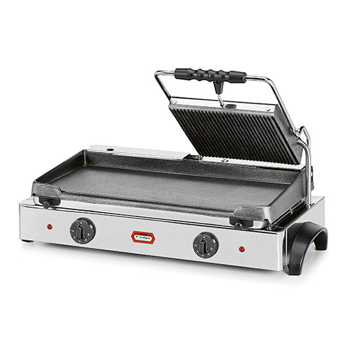 Grelhador/ tostadeira Fiamma duplo de contato liso com tampa canelada GR 8.1L Assistência Técnica
