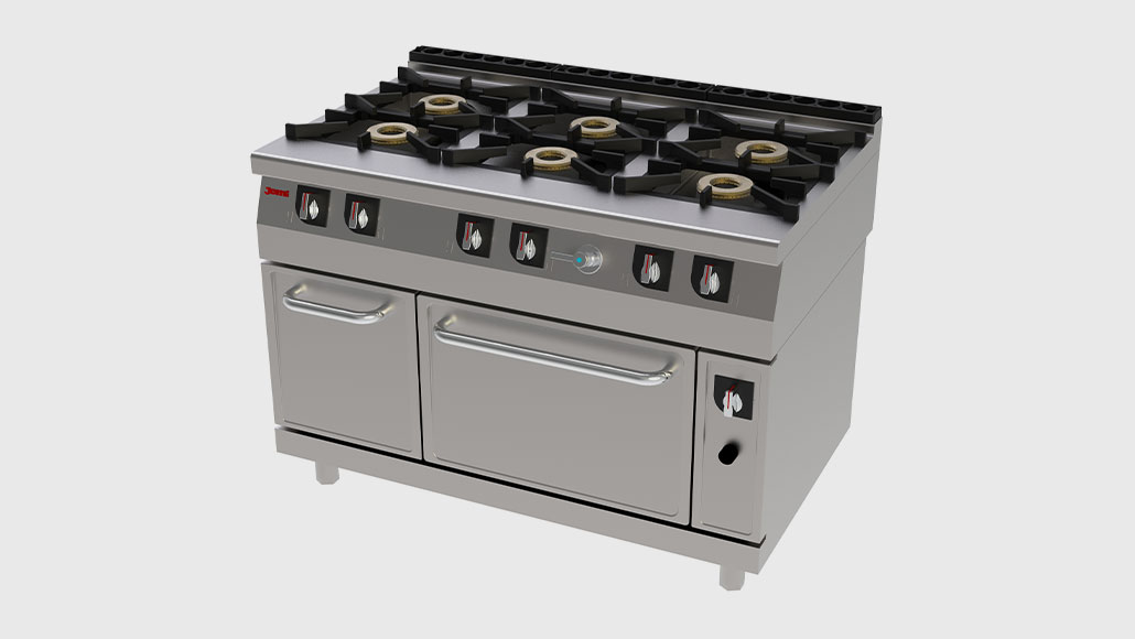 Fogão a Gás com Forno com reservatório de água JEMI 761 Chef
