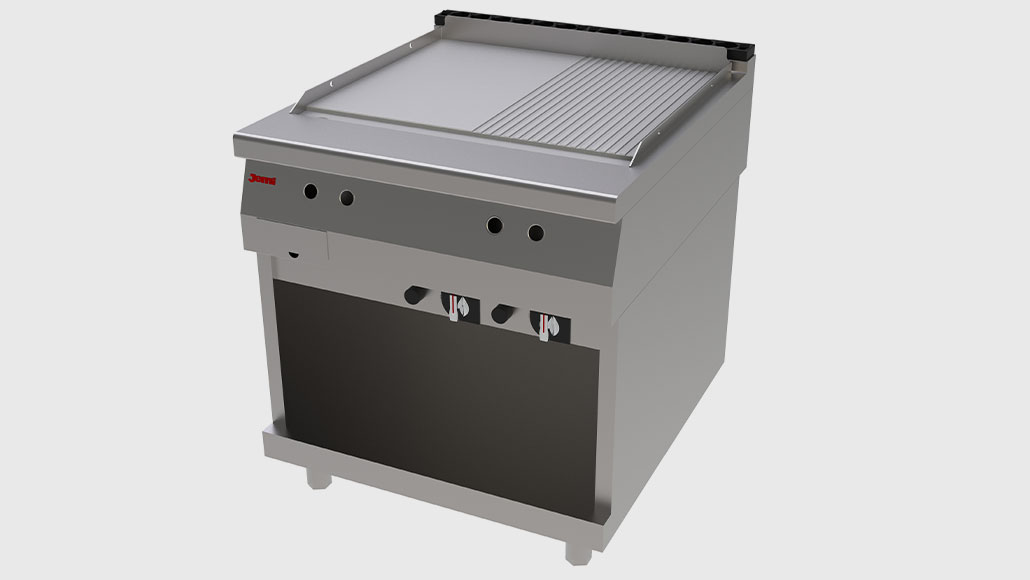 Fry-Top 1/2 Ranhurado com Base a Gás Jemi FRT90 P99 Assistência Técnica