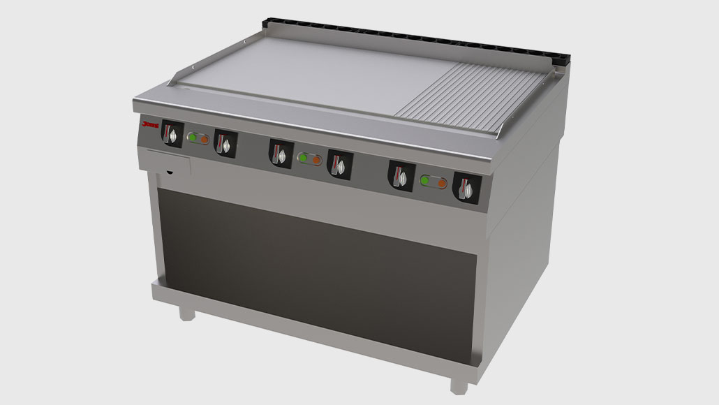 Fry Top 1/3 Ranhurado com Base Elétrico Jemi FRTE120 P123 Assistência Técnica