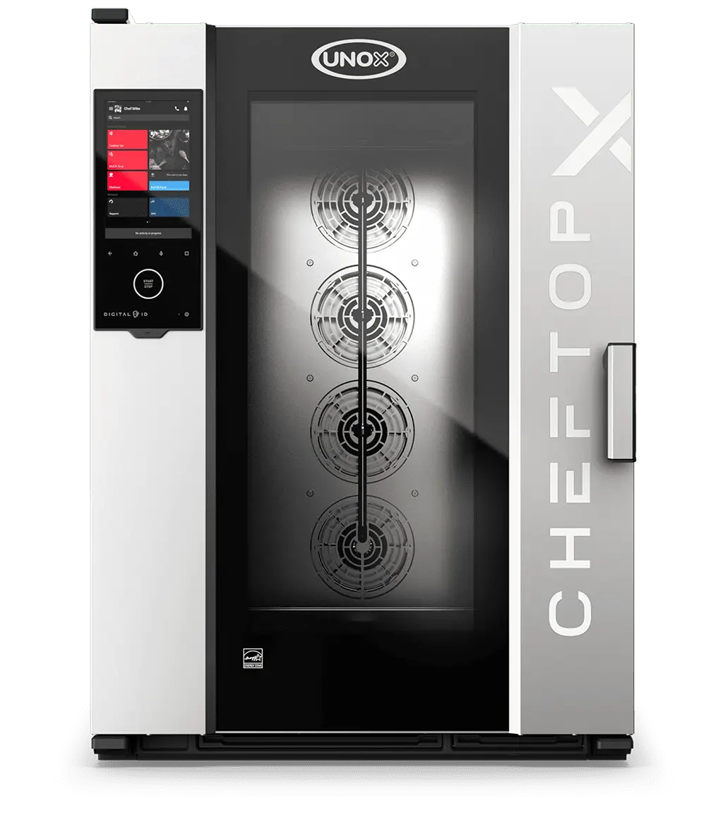Forno Unox Cheftop-X Digital.ID Elétrico 10 GN 2/1 XEDA-1021-EXRS Assistência Técnica