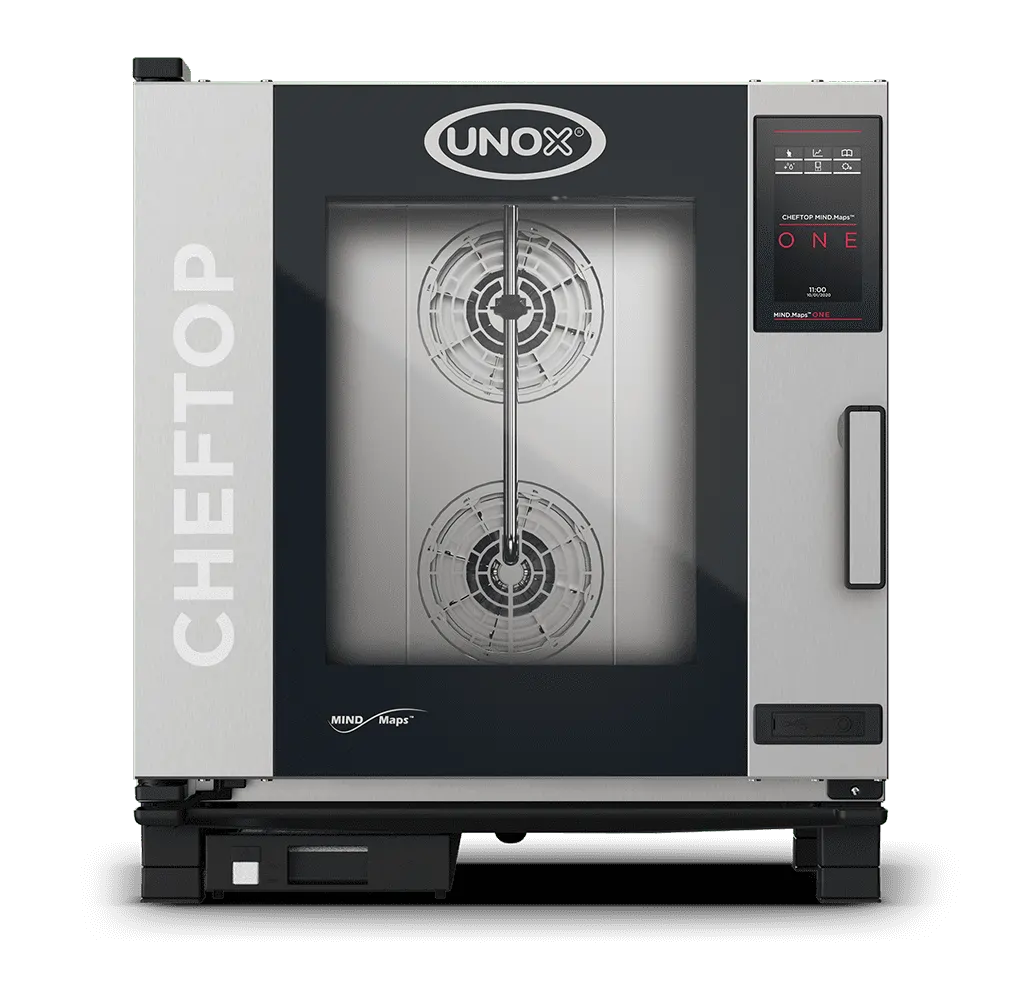 Forno Unox Cheftop Mind.Maps Elétrico COUNTERTOP XEVC-0711-E1RM 7 GN 1/1 ONE Assistência Tecnica