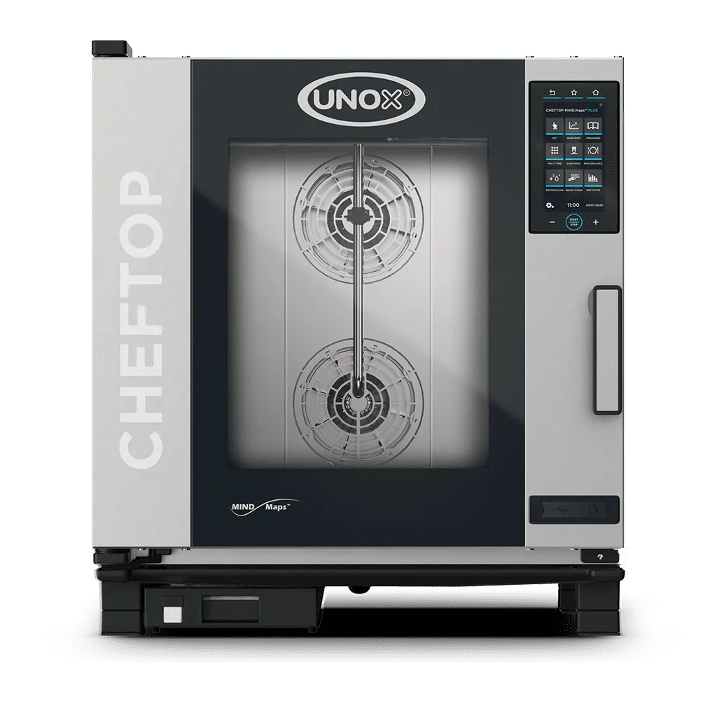 Forno Unox Cheftop Mind.Maps Elétrico COUNTERTOP XEVC-0711-EPRM 7 GN 1/1 PLUS Assistência Técnica