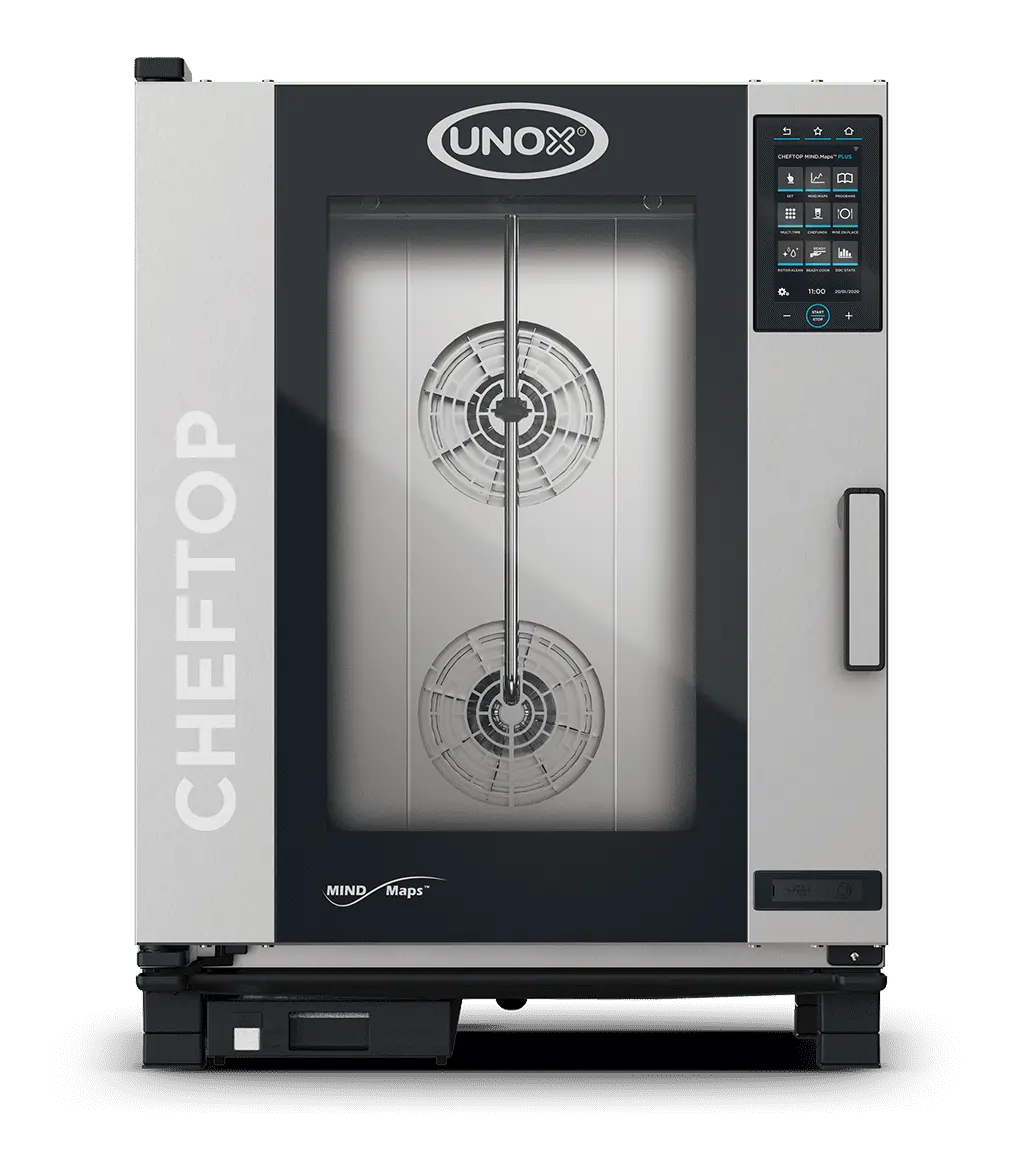 Forno Unox Cheftop Mind.Maps Gás COUNTERTOP XEVC-1011-GPRM 10 GN 1/1 PLUS Assistência Técnica