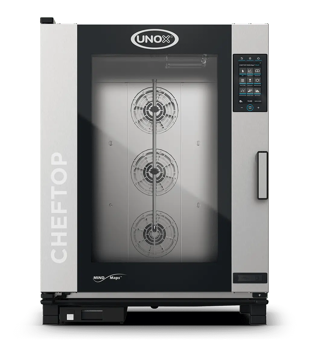 Forno Unox Cheftop Mind.Maps Gás COUNTERTOP XEVC-1021-GPRM 10 GN 2/1 PLUS Assistência Técnica