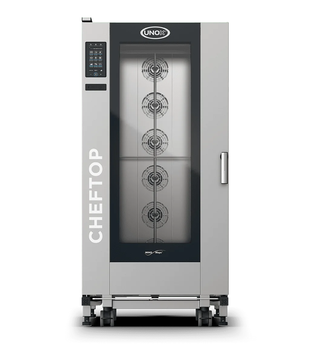 Forno Unox Cheftop Mind.Maps Gás XEVL-2011-GPRS BIG 20 GN 1/1 PLUS Assistência Técnica