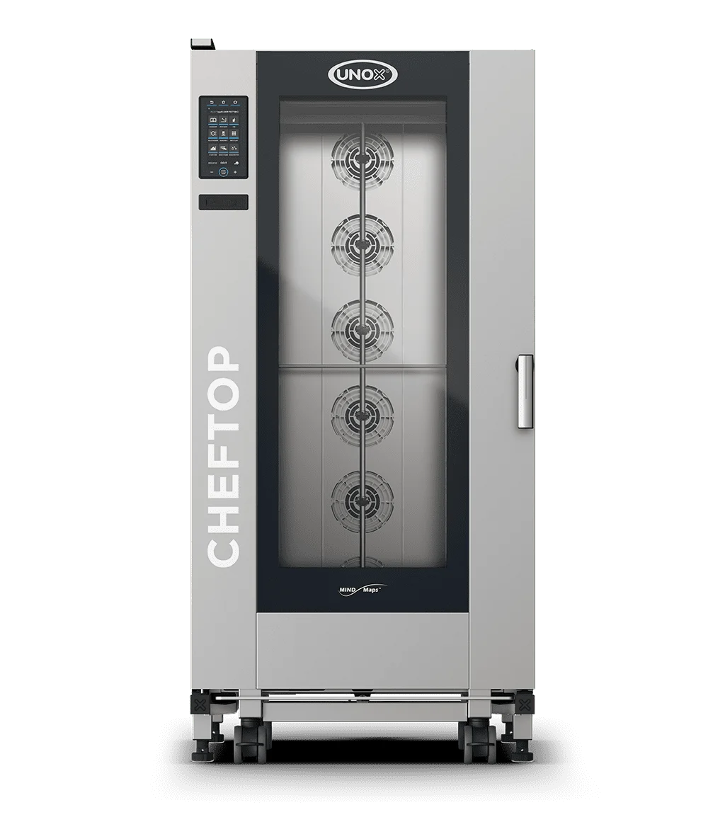 Forno Unox Cheftop Mind.Maps Gás BIG XEVL-2021-GPRS 20 GN 2/1 PLUS Assistência Técnica