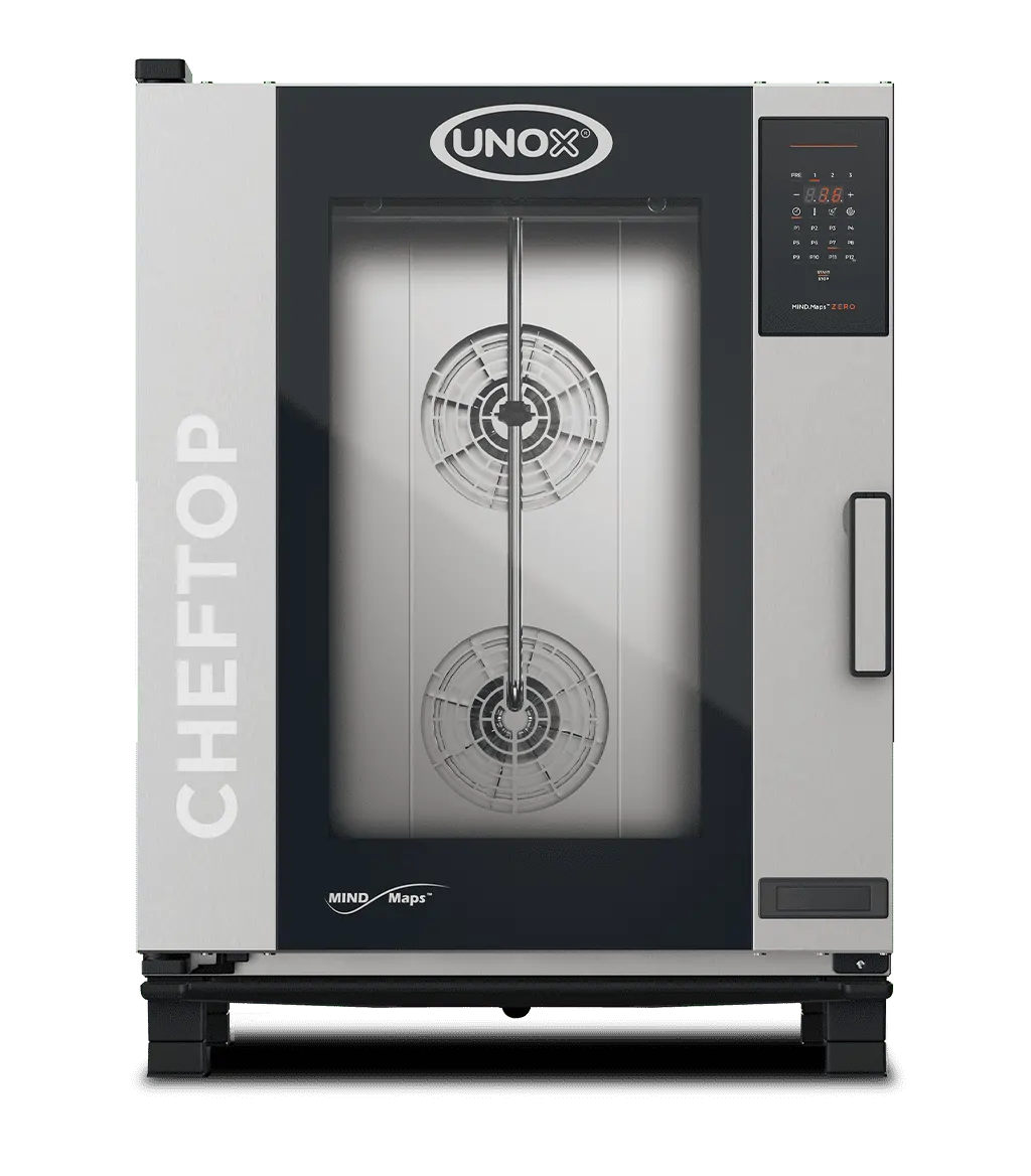 Forno Unox Cheftop Mind.Maps Elétrico ZERO 10 GN 1/1 XEVC-1011-EZRM Assistência Técnica