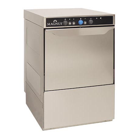 assistência técnica Magnus Máquina Lavar Copos Pratos Magnus AF 40.30 LS Marca: Magnus Modelo: AF 40.30 LS Altura útil: Copos-290mm/Pratos-315mm Duração ciclo lavagem: 120seg. Dimensão do cesto: 400x400mm Produção teórica máxima: 30 cestos/h Consumo de água L/Ciclo: 2 Potência: 3030W Voltagem: 230V-50Hz Dimensões: 455x550x700mm